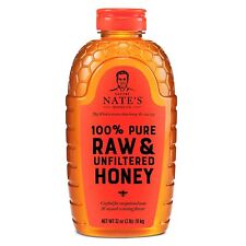 Nature Nateâs 100% Pure Raw & Unfiltered Honey 32oz. Squeeze Bottle