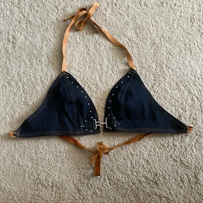 Top de bikini hecho a mano Y2k grande/X-grande Foto 1 de 4