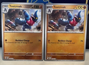 (2er Set) Pokemon Mega Evolution Reverse Holo Karte - Toxicroak (079/132) - Bild 1 von 1