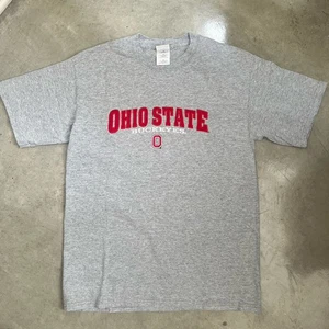 90s Ohio State T-Shirt grau Herren Medium - Gildan Ultra Cotton Heavyweight - Bild 1 von 3