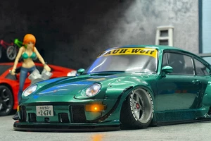 Porsche RWB 1/10 RC Karosserie - LED Scheinwerfer | Wide-Body Legend 🏎 - Bild 1 von 8