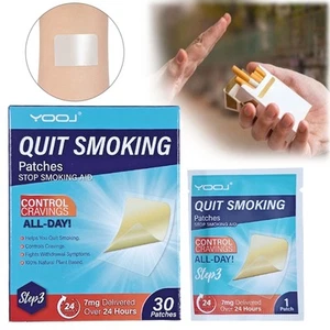 NiQuitin Clear Patch Step 3 7mg Stop Smoking Aid - 30 patches Nicotine Patches - Picture 1 of 12