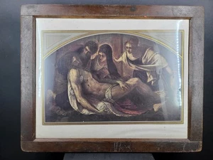 The Lamentation over the Dead Christ (Pietà) 16x13 Frame ~ 12x8 Litho - Picture 1 of 2
