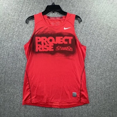 Nike Pro Project Rise Dri-Fit Shirt Mens Medium Sleeveless Running Training Top - Image 1 of 4