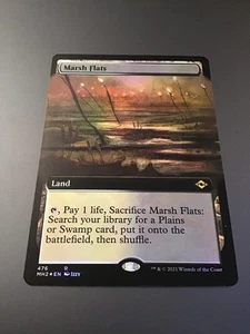 MTG Modern Horizons 2 #476 Marsh Flats Extended Art Foil NM - Picture 1 of 2