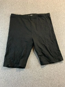 Fashion Nova Natalee Biker Shorts Women's L Black Stretch High Rise Classic NWT - Picture 1 of 9