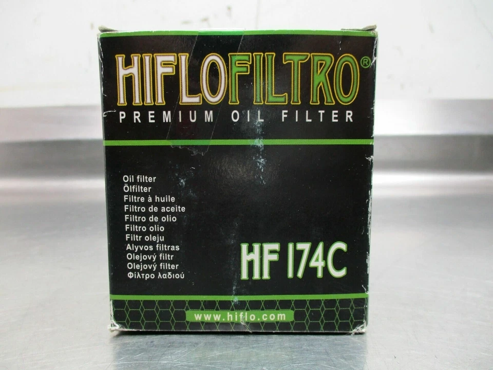 Filtro de aceite cromado 550-0174C Harley-Davidson V-Rod HIFLOFILTRO HF174C 02-17 Foto 1 de 4