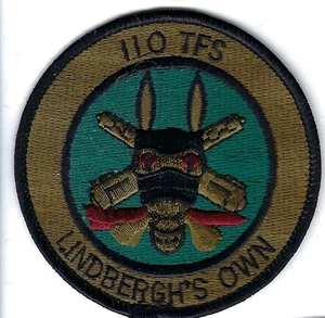 PATCH USAF 110th TFS TAC FIGHTER SQ SUBD MISSOURI AIR GUARD FS-20 - Picture 1 of 1