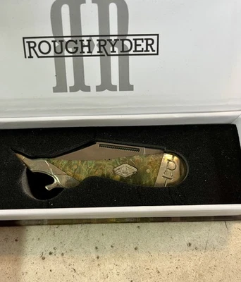 Madera artesanal Rough Rider RR1966 con caja de presentación y funda protectora. Foto 1 de 4