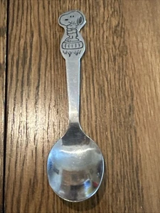 Peanuts Snoopy & Woodstock Stainless Childs Spoon Danara 1958 1965 Vintage - Picture 1 of 5