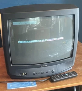 Retro CRT Gaming TV. Samsung TXJ1966. Tested And Working. With Remote - Picture 1 of 7