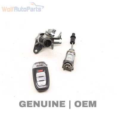 AUDI A8 QUATTRO 2011-2018 - Interruptor de bloqueo / Juego de cilindros con llave 4H0898374S Foto 1 de 4