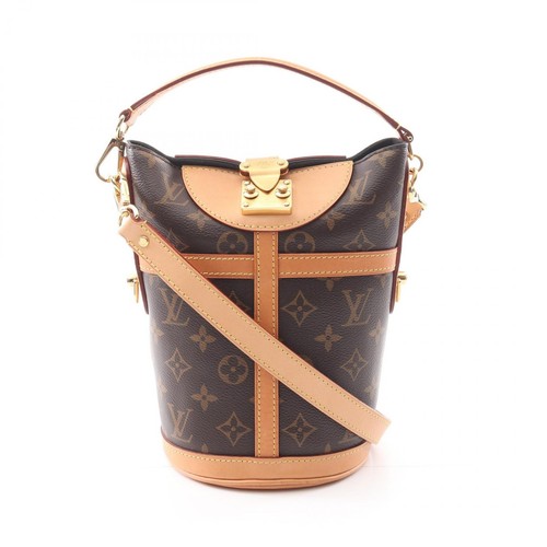 LOUIS VUITTON（LV） Borsa a tracolla Louis Vuitton Duffel Hand M43587 Monogram tela marrone usata donna