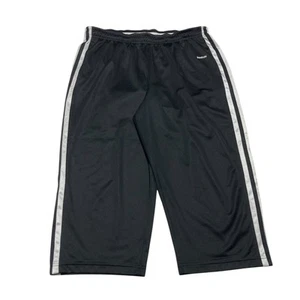 Reebok | Black Capri Sweatpants w/ Pockets & Drawstring | Women's Size L - Picture 1 of 9