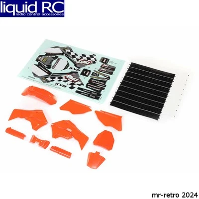 Losi 260004 Orange Plastics w/Wraps: PM-MX/SM - Image 1 of 2