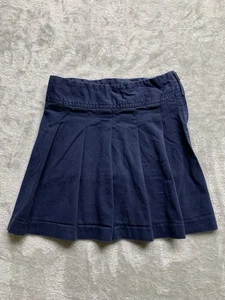 The Childrens Place Girls Sz 8 Navy Uniform Twill Woven Pleated Skort NWT K279N - Picture 1 of 8