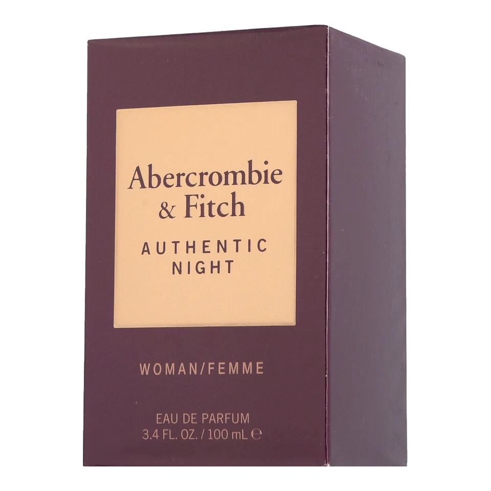 Abercrombie & Fitch - Authentic Night Woman EDP Eau de Parfum Spray 100ml - Bild 1 von 1