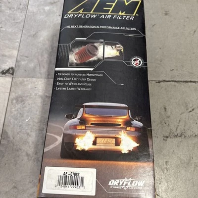 AEM DRYFLOW Air Intake Filter for 2008-2013 Chevrolet Corvette 6.2L Except ZR1 - Image 1 of 4