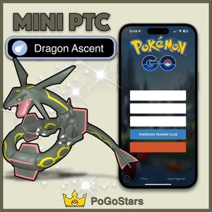Pokémon PTC GO - Shiny Rayquaza - Dragon Ascent - 80K Stardust✨Read Description✨ - Picture 1 of 1