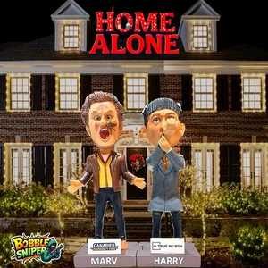 Juego Bobblehead HARRY & MARV Wet Bandits "Solo en casa" Película de Navidad SGA - Imagen 1 de 10