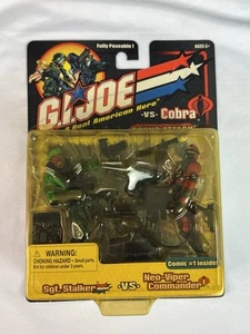 2002 Hasbro GI Joe vs Cobra Neo-Viper Sgt. Stalker 2 Pack Neu Sealed MOC - Bild 1 von 7