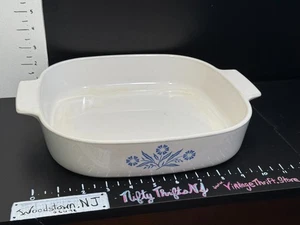 Vintage Corning Ware A-10-B Blue Cornflower Casserole Block stamp 80's - Picture 1 of 4
