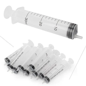 Siringa Misurazione Bilancia Nutrienti Idroponica Plastica 30ML Laboratorio Riutilizzabile 10PZ - Foto 1 di 8