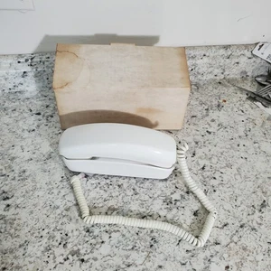 Teléfono de pared Western Electric Trimline TouchTone blanco probado funciona - Imagen 1 de 10