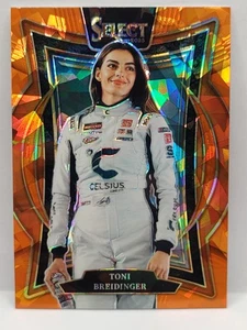 2025 Panini Select Grandstand Toni Breidinger #47 Orange Cracked Ice Prizm - Bild 1 von 2