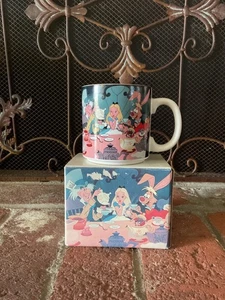 Taza de café vintage de los años 90 Disney Alicia en el país de las maravillas 12 oz hecha en Japón usada en excelente estado - Imagen 1 de 11