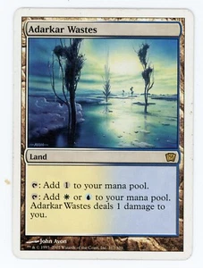 Adarkar Wastes 9a Nona Edizione MTG Magic the Gathering Spedizione Gratuita - Foto 1 di 2