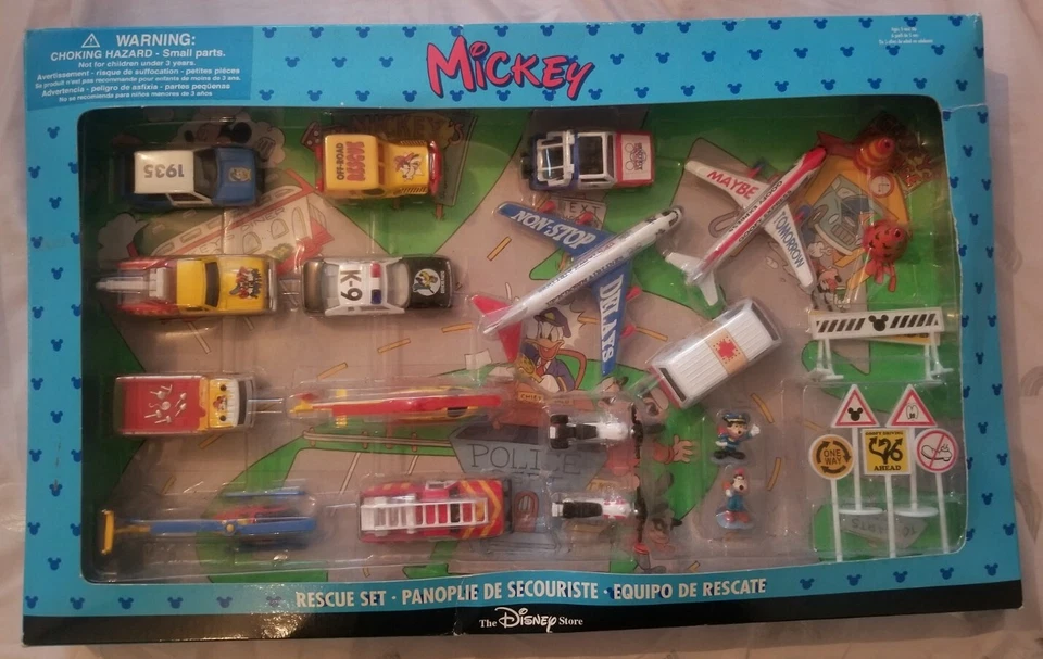Disney Mickey спасательный набор литой 1/64 suzuki sj samurai 4 x 4 игрушки джип винтажный - Изображение 1 из 4