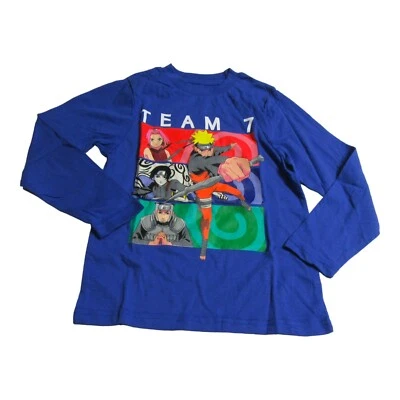 Camisa Top Naruto Shippuden Niños Talla XS Manga Larga Gráfico Multicolor Foto 1 de 4