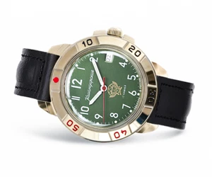 Vostok Komandirskie mechanische Handaufzug Armbanduhr 43922B - Bild 1 von 5