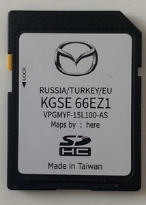 Sat Nav SD Card 2024 Genuine Mazda 3 - CX-5 / KGSE-66-EZ1 Russia / Turkey / EU - Picture 1 of 2