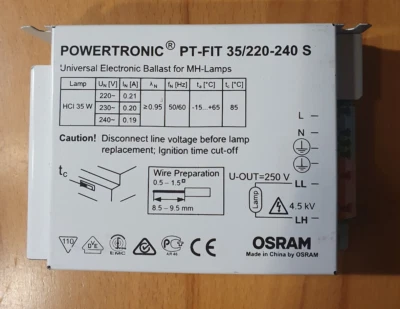 OSRAM POWERTRONIC PT-FIT 35/220-240 S Vorschaltgerät *neu* - Bild 1 von 2