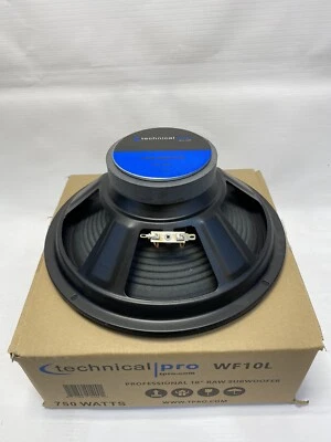 "Woofer Technical Pro WF10L Professional 10"" crudo/repuesto" Foto 1 de 4