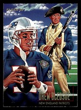 1995 Fleer Pro-Visions Drew Bledsoe 4  New England Patriots