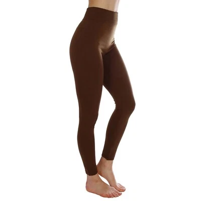 Legging forrado de lana para mujer invierno térmico cálido longitud completa legging pantalones  Foto 1 de 2