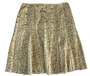 Talbots Sage/Khaki/Olive 100% Silk Skirt-Womens-Sz 16 EXCELLENT! - Picture 1 of 1