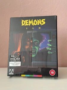 CULT / DEMONS 1&2 / RARE / 4K UHD / SEALED / DÄMONEN / DANCE OF THE DEMONS - Picture 1 of 2