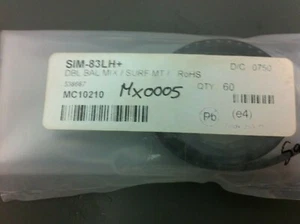 SIM-83LH+ - MINI-ciruits - 5 pcs lot - Frequency Mixer 1.7-8GHz LF. - Picture 1 of 2