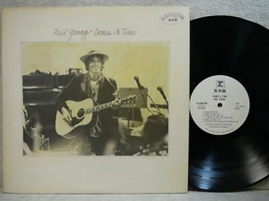 Neil Young Comes a Time 1978 Japan LP Lyric W/Insert EX+ ~ NM White Label Promo - Picture 1 of 4