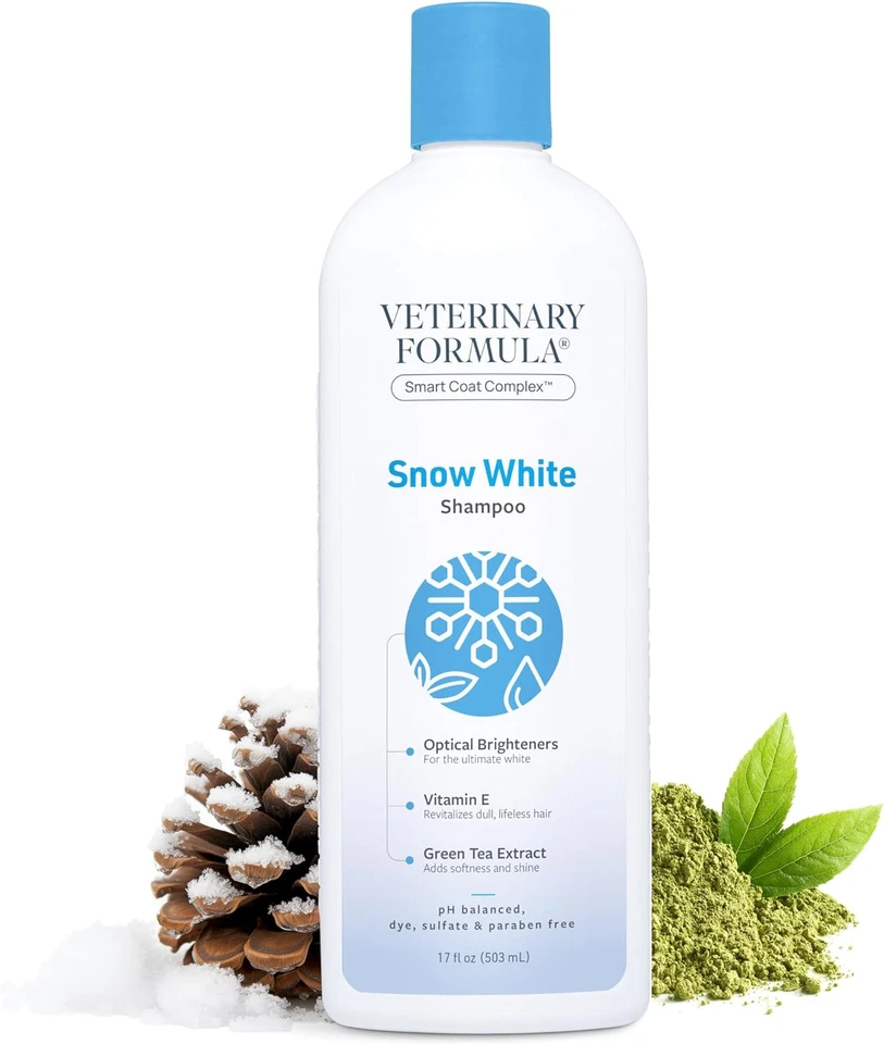 Veterinary Formula Solutions Snow White Shampoo for Dogs and Cats 17oz