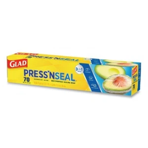 Glad Press'n Seal Food Plastic Wrap, rotolo da 70 piedi quadrati, 12 rotoli/cartone - Foto 1 di 1