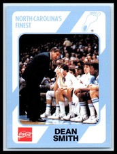1989  Collegiate Collection North Carolina's Finest #4 Dean Smith