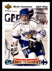 1991-92 Upper Deck #675 Marko Tuomainen Rookie 
