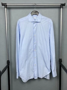 Barba Napoli Vintage Mens Striped Long Sleeve Shirt Size L - Picture 1 of 6