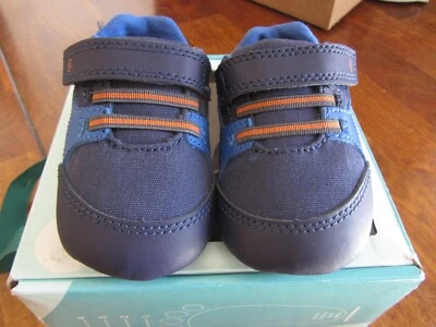 Stride Rite, Zapatos Bebé Niño, Talla 3M, o 6-9 Meses, Zapatillas Tenis Azul, Nuevas Foto 1 de 4
