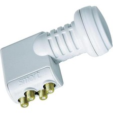 SMART Titanium Universal Quad TQS LNB 0.1dB Gold Connectors